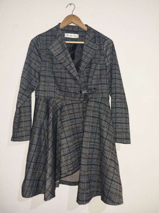 Women's Large Grey Over Coat