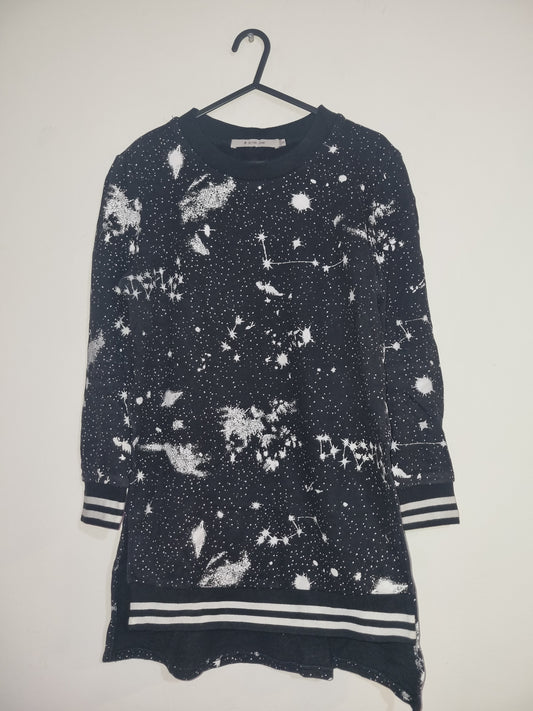 Women's Small/Medium Black/Starry Night Sweater