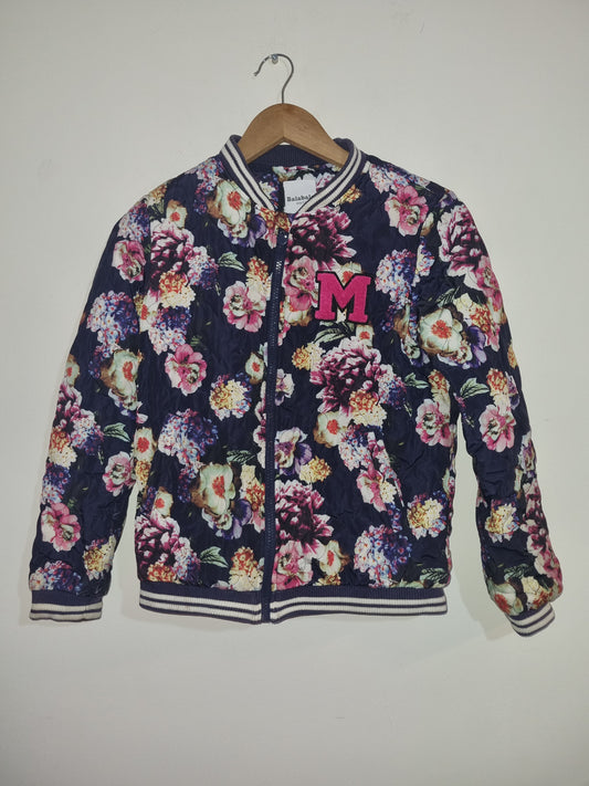 Teen/XSmall Women's Dark Blue Floral Jacket
