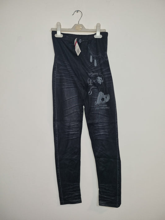 WOMEN'S LEGGING WITH JEAN PRINT