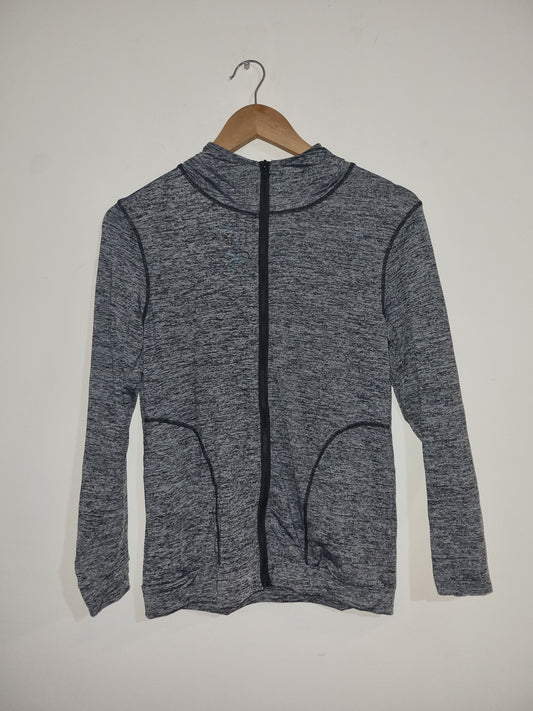 Women's Medium Grey Zipup Hoodie