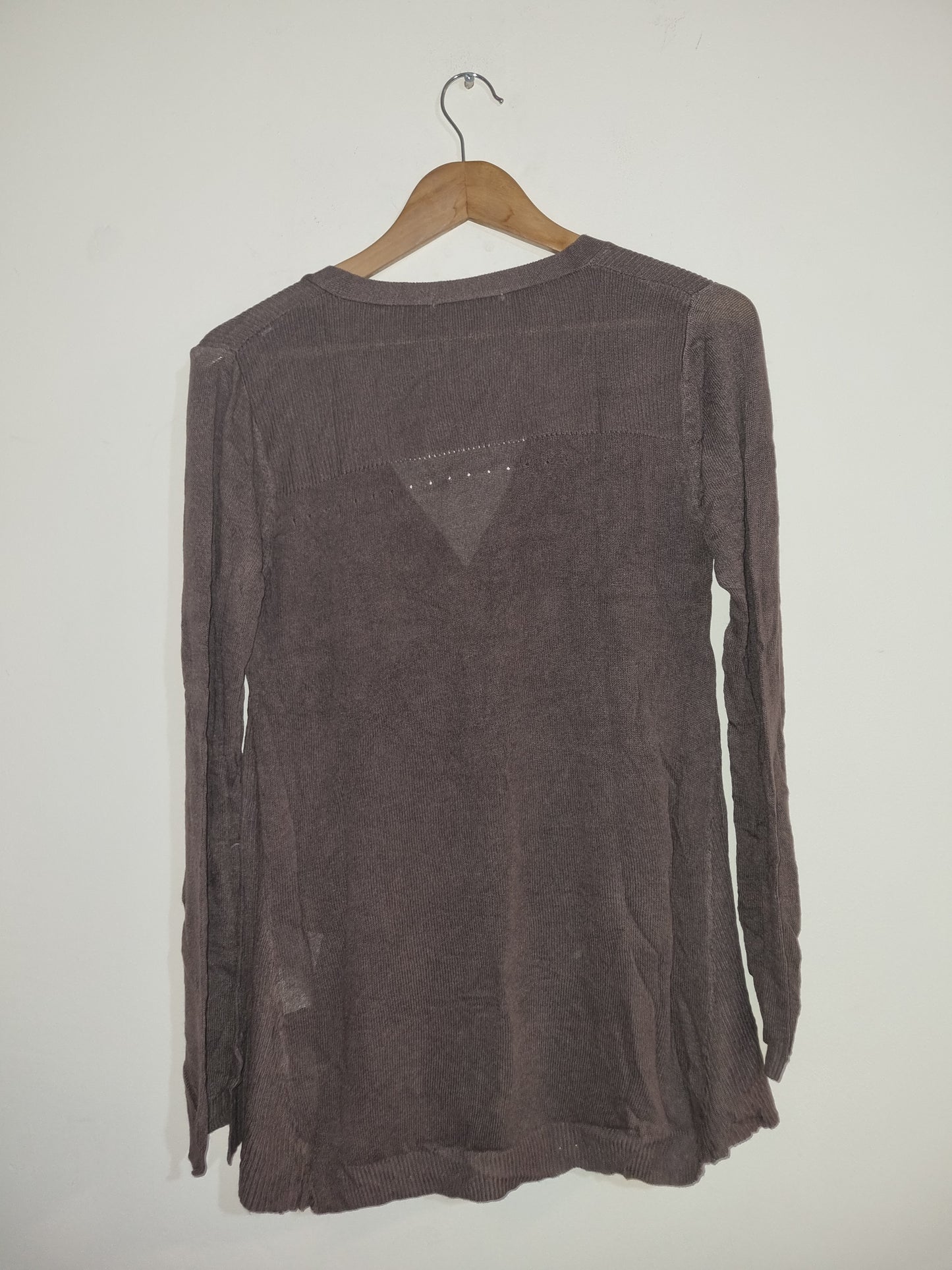 Women's Large/XLarge Brown Cardigan