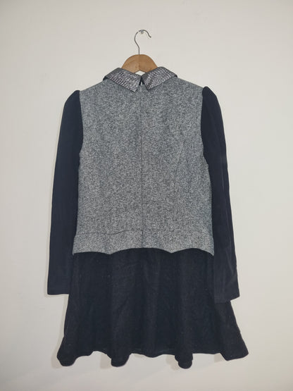 Women's Small Black/Grey Dress