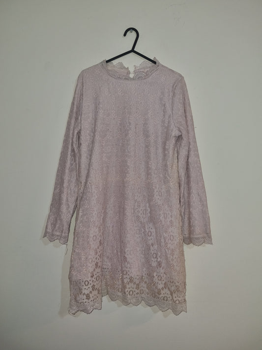 Women's Small Pink Netted Dress