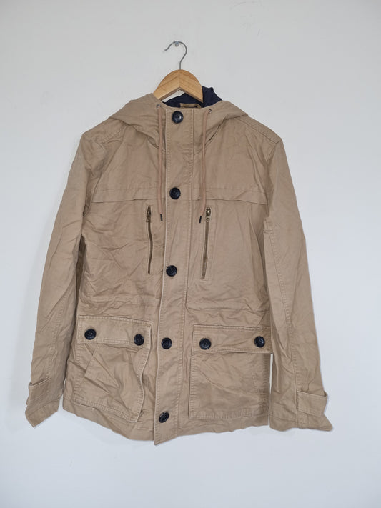 Women's Medium/Large Beige Coat