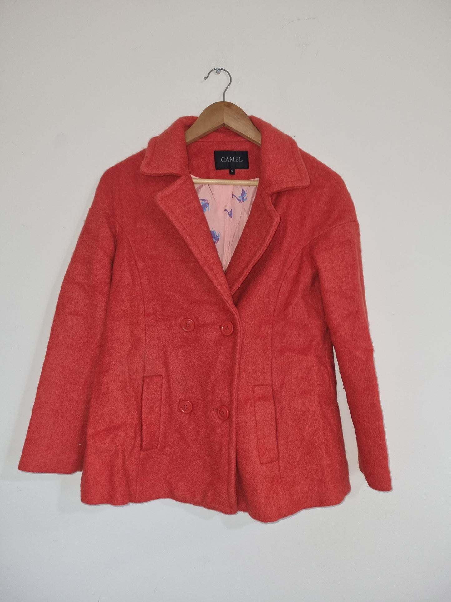 Women's Small Orange Coat