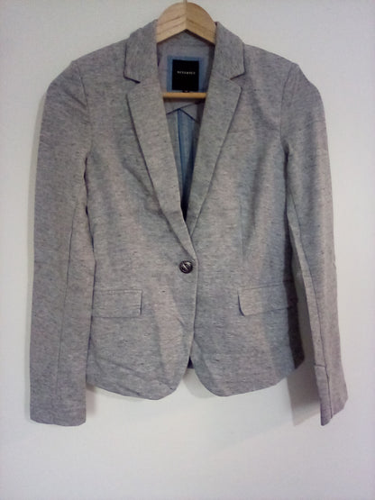 WOMEN'S LARGE FITTED GREY JACKET