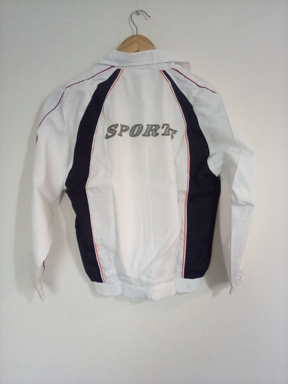 10-11 YEAR OLD WHITE SPORTS JACKET