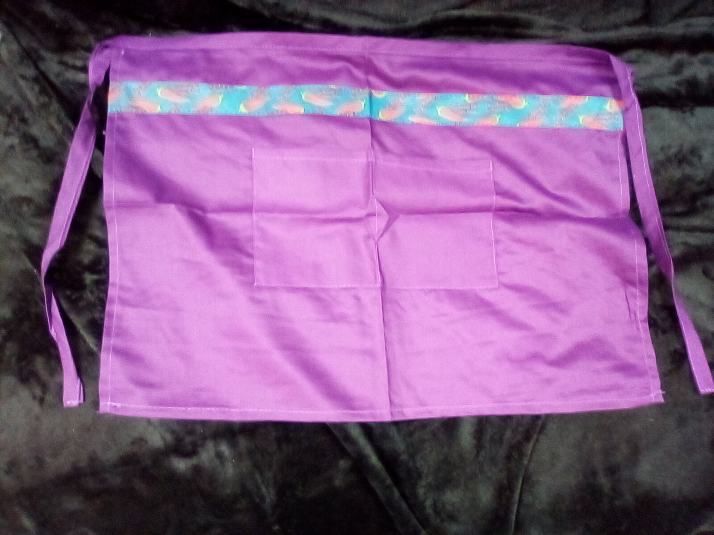 2 X PURPLE APRON