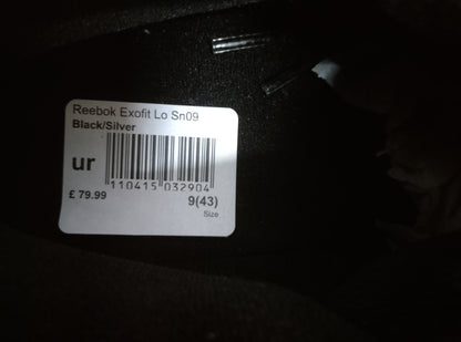Reebok Exofit Trainers Size 9 UK