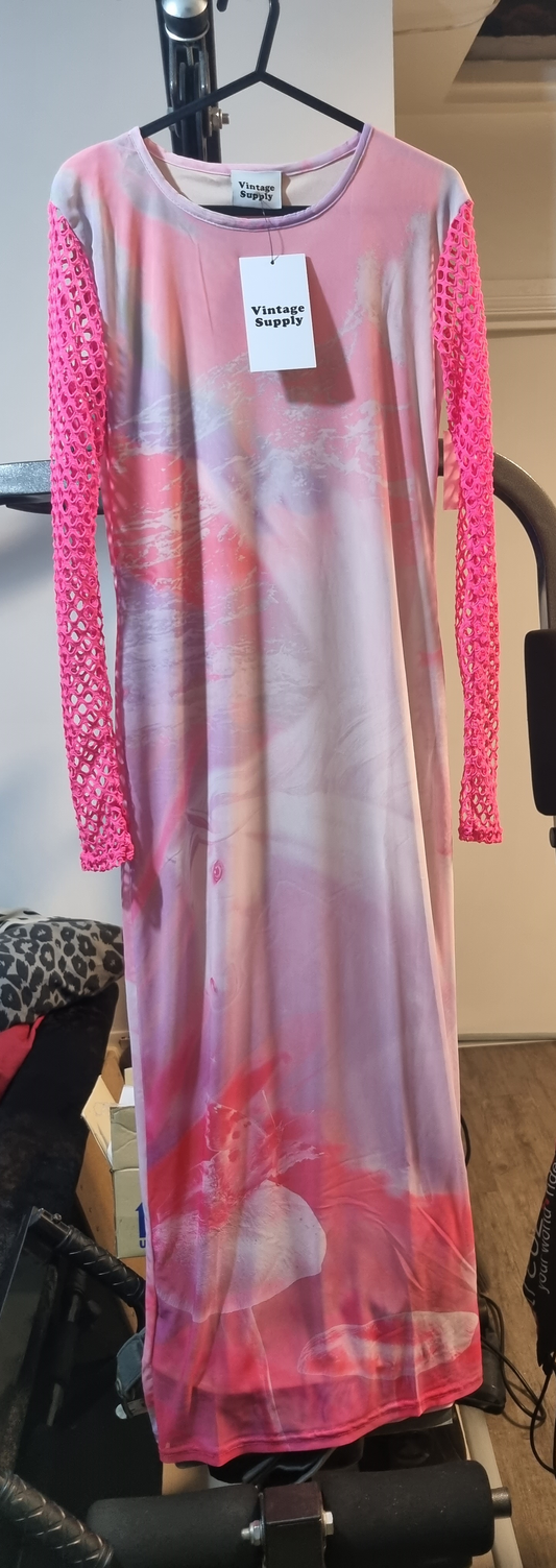 VINTAGE SUPPLY -NORDSTROM - PINK PARTY DRESS SIZE 8