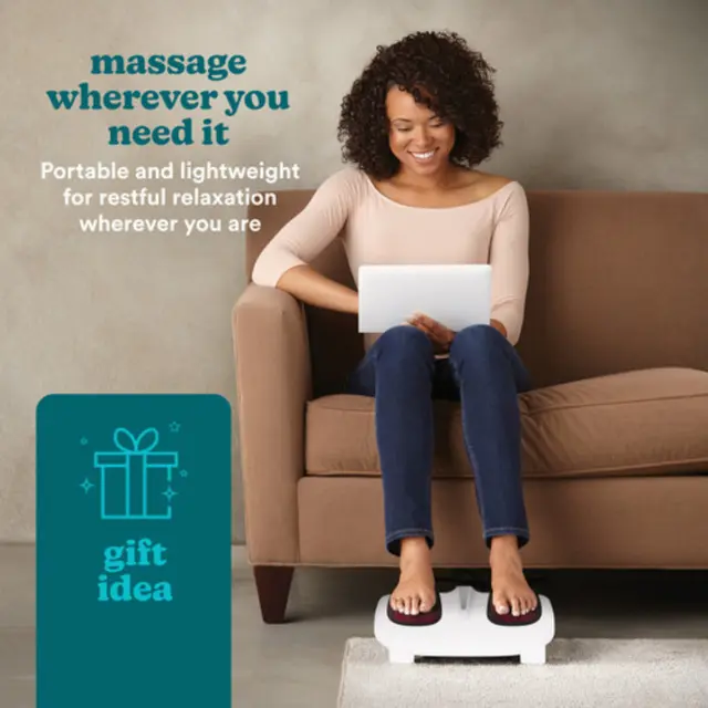 HOMEDICS - DELUXE SHIATSU FOOT MASSAGER WITH HEAT