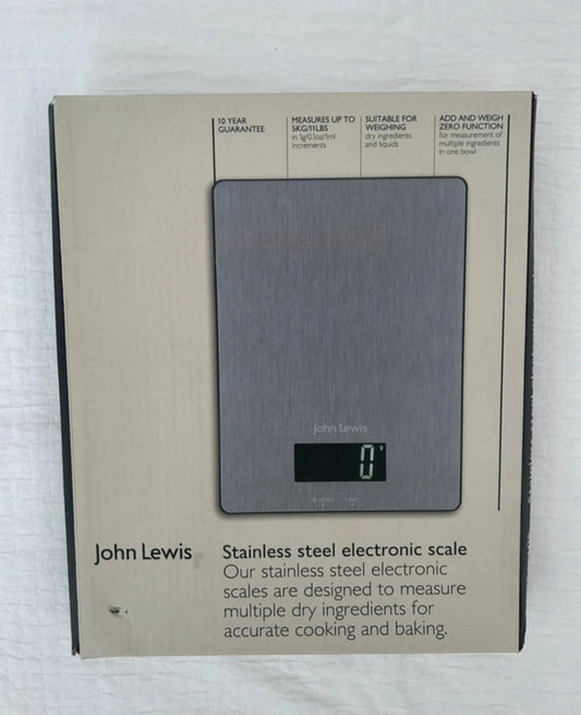JOHN LEWIS - Stainless Steel Electronic Scales