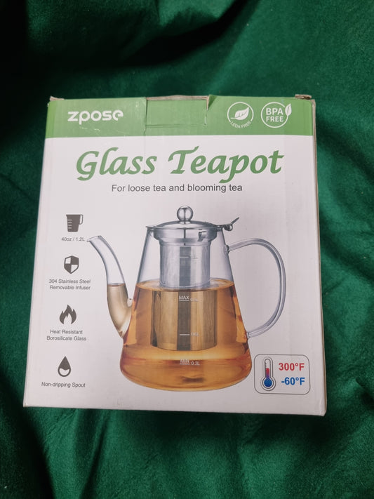 GLASS TEAPOT