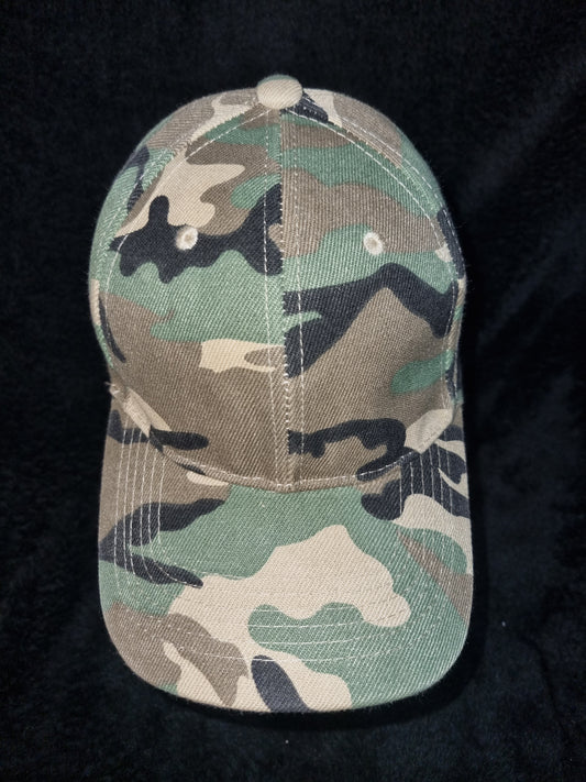 Children's camo baseball cap