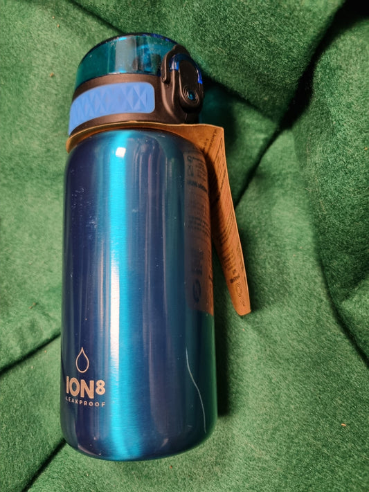 ION - SMALL BLUE DRINKS BOTTLE