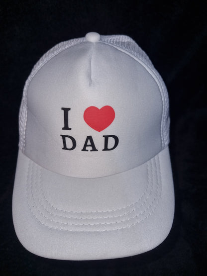 I love dad - kids baseball cap