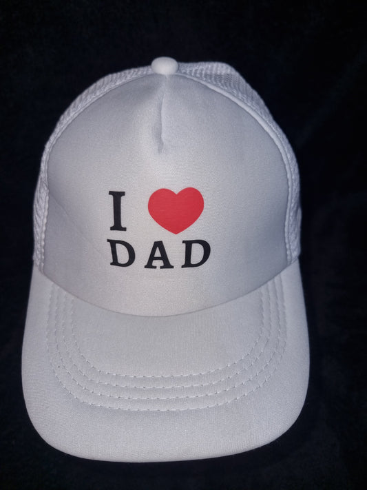 I love dad - kids baseball cap