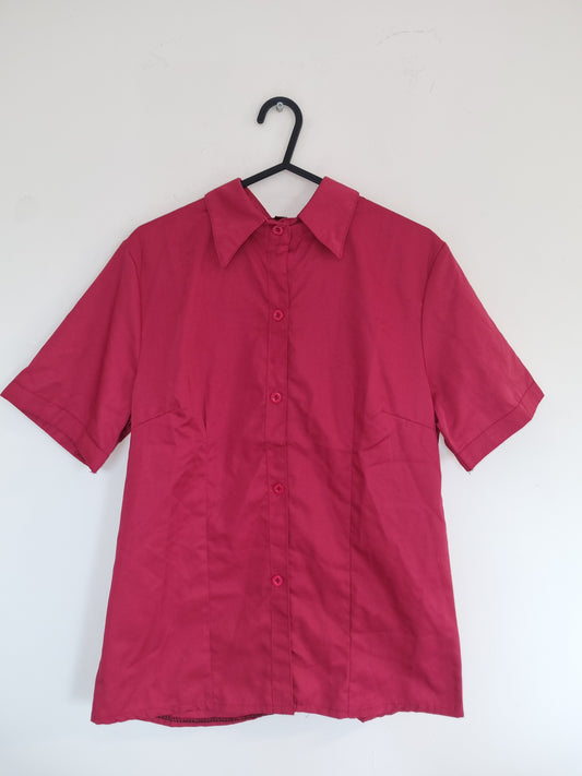 Women's small red polo shirt