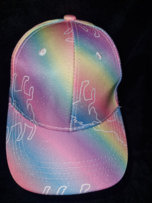 Children's colurful unicorn baseball cap