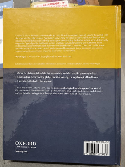 PIOTR MIGON - GRANITE LANDSCAPES OF THE WORLD - GEOMORPHOLOGICAL LANDSCAPES OF THE WORLD